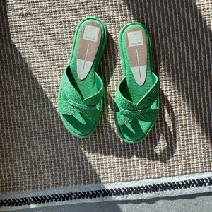 Dolce Vita Emerald Woven Sandals